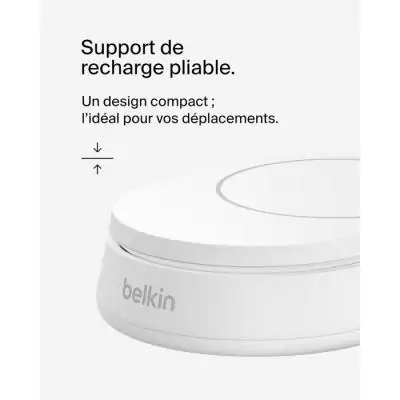 Support de charge magnétique - BELKIN - Qi2 - 15W - Blanc Support de charge magnétique - BELKIN - Qi2 - 15W - Blanc